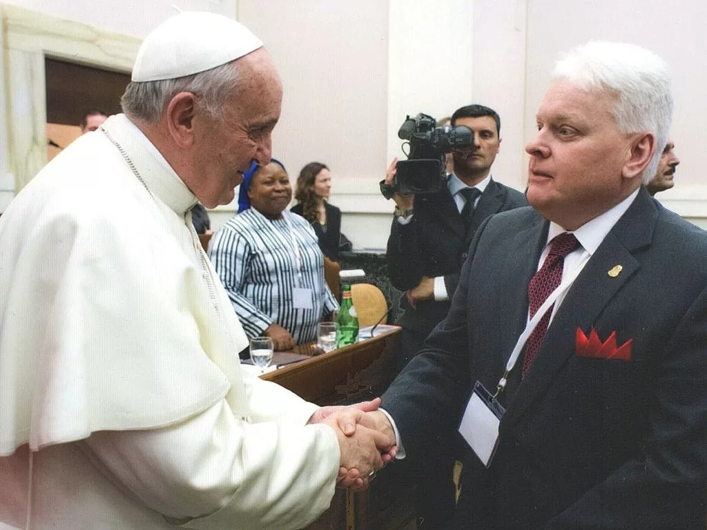 Meeting with Pope Francis at the Vatican