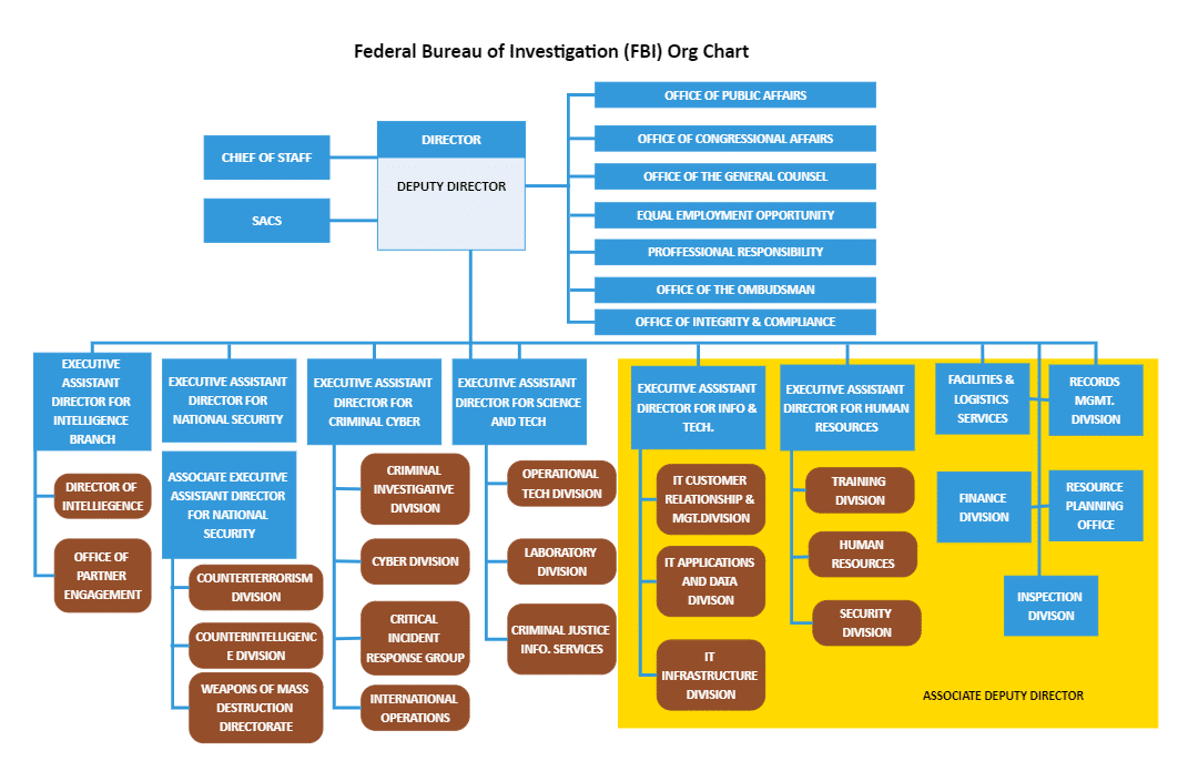 Fbi Structure Chart