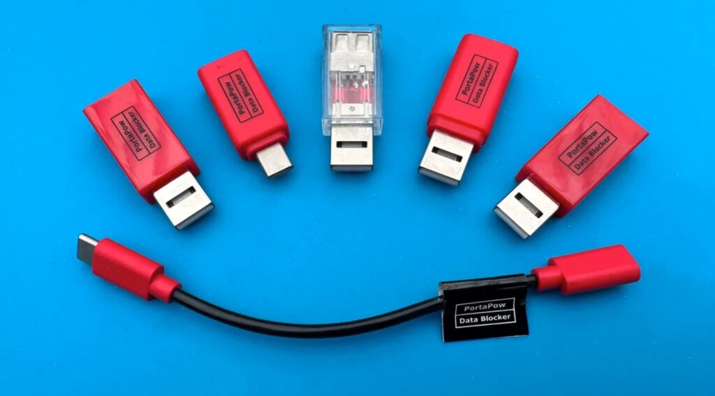 Types of USB data blockers