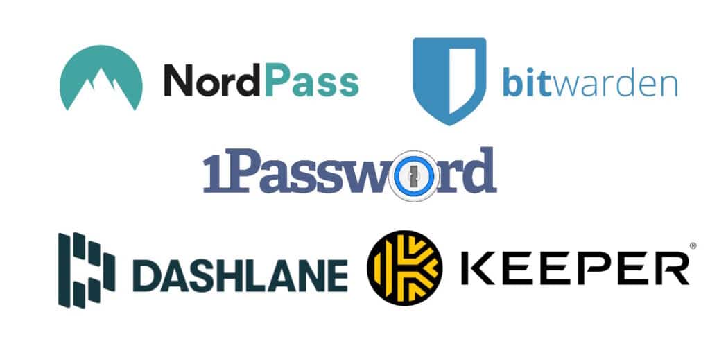 Best Password Managers logos