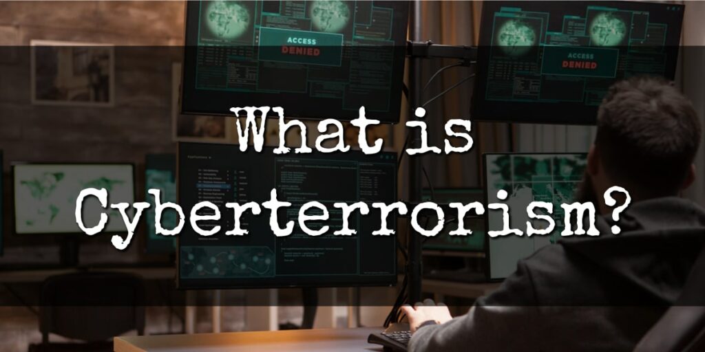 What is Cyberterrorism banner