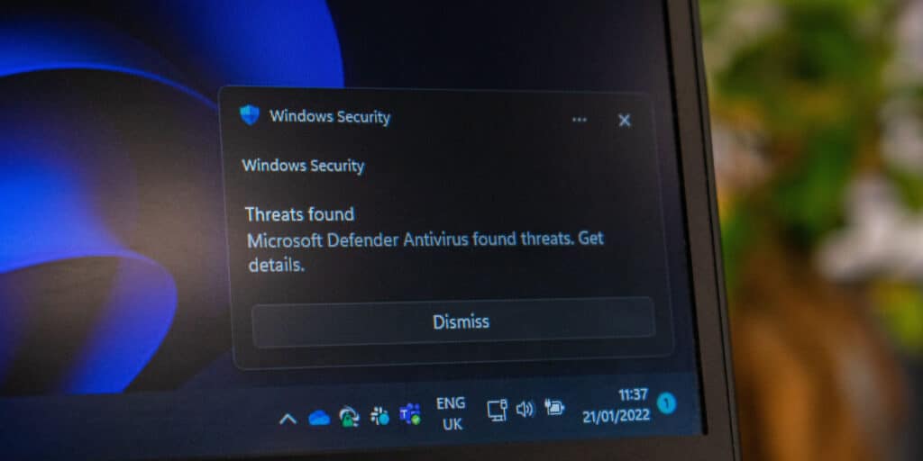 Windows Security alert