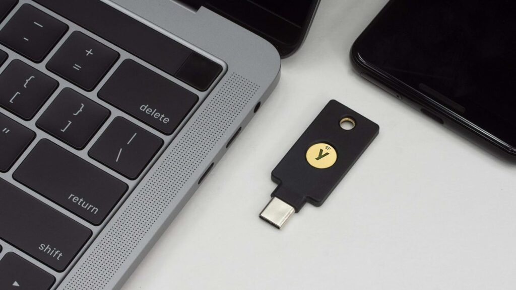 YubiKey 5C NFC USB security key